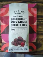 Organic Dark Chocolate Covered Cranberries