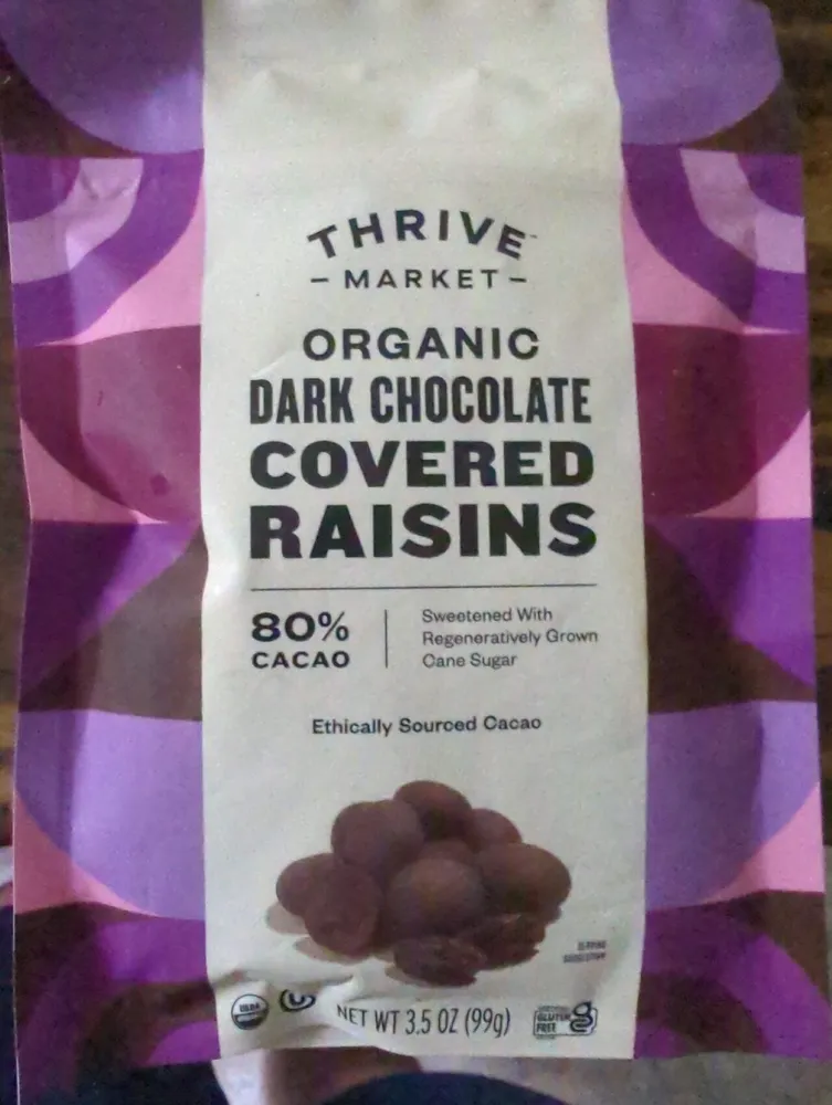 Dark Chocolate Covered Raisins