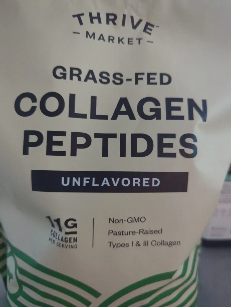 Thrive Market grass fed collagen peptides