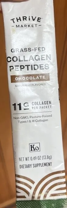 Grass Fed Collagen Peptides Chocolate