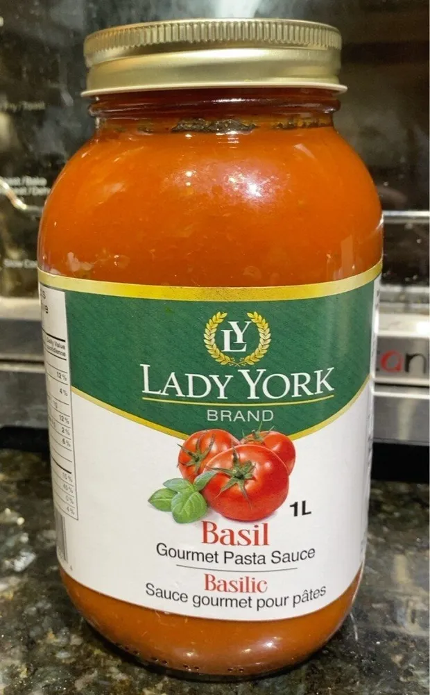 Basil gourmet pasta sauce