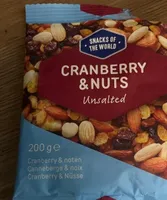 Cranberry and nuts unsalted