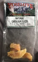 Natural cantaloupe sliced