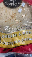 Cheese and herb hamd stretched pizza crust