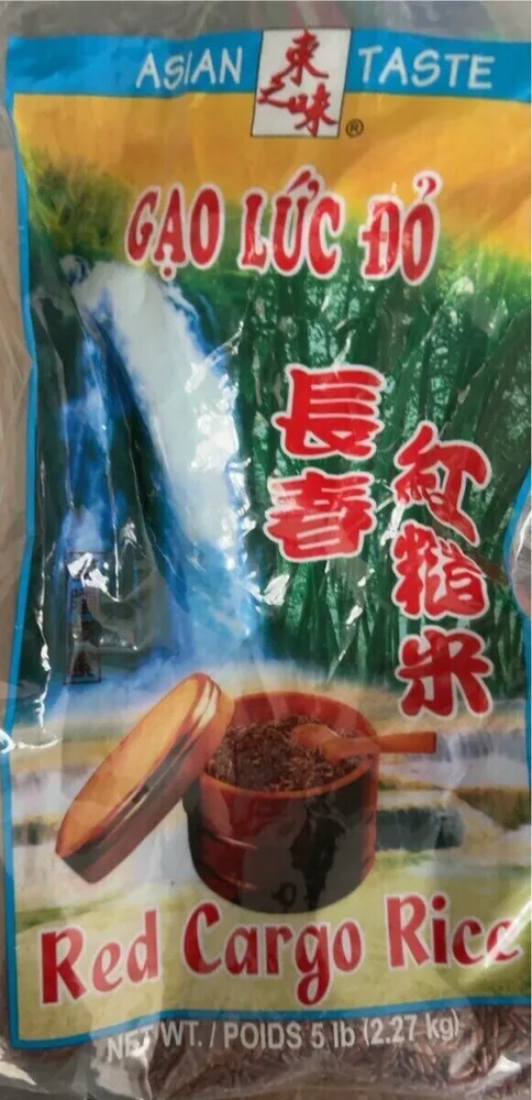 Red Cargo Rice Cooked