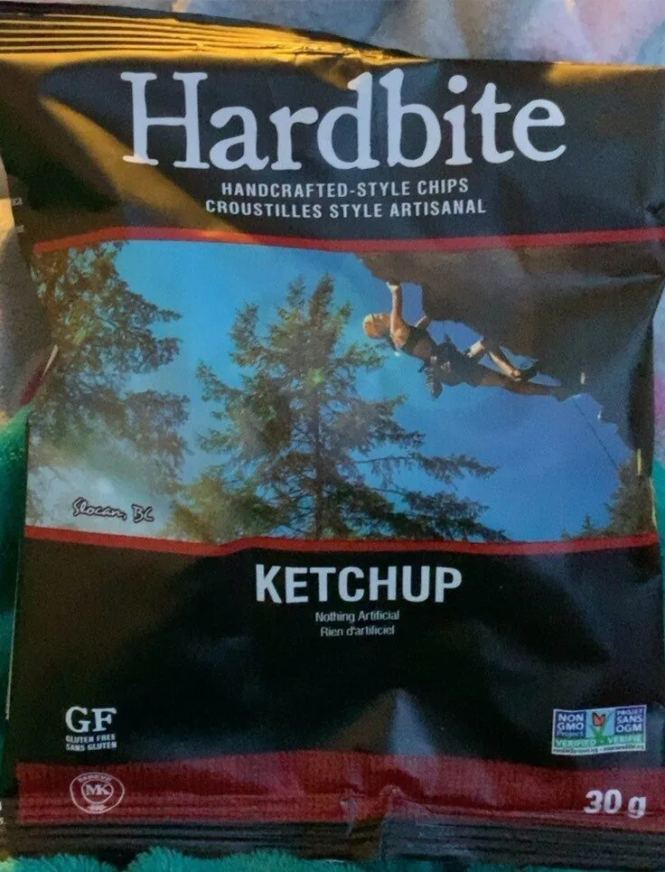 Handcrafted-style ketcup chips