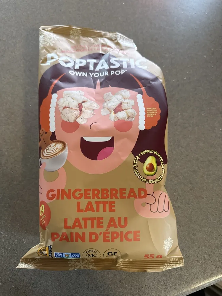 Gingerbread Latte Popcorn