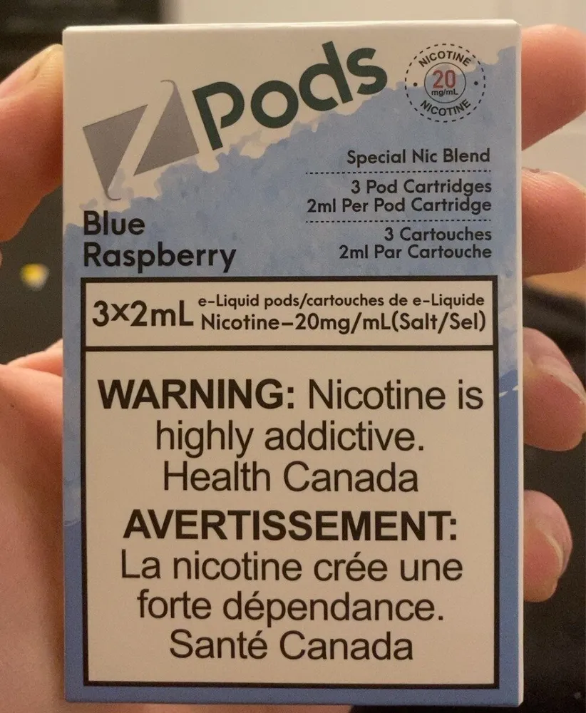 Pods blue raspberry