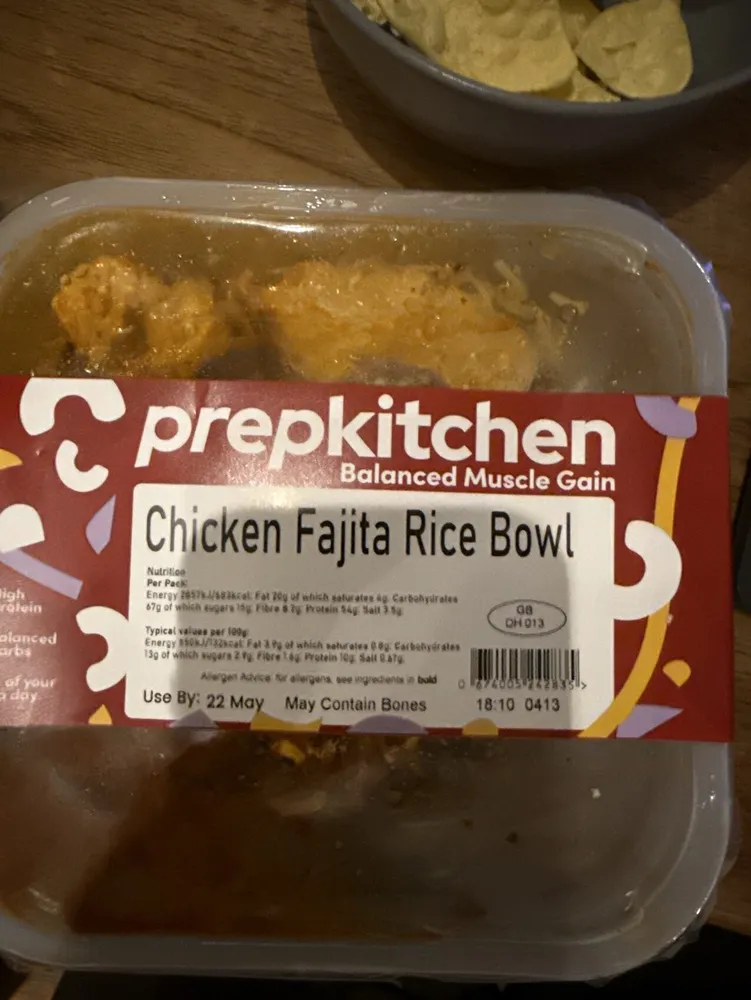 Chicken Fajita Rice Bowl