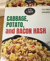 Cabbage potato and bacon hash