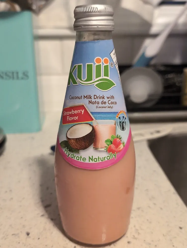 Coconut Milk Drink with Nata de Coco