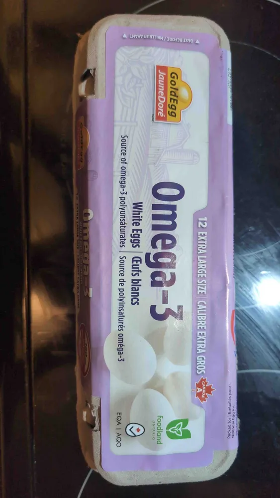 Omega-3 White Eggs