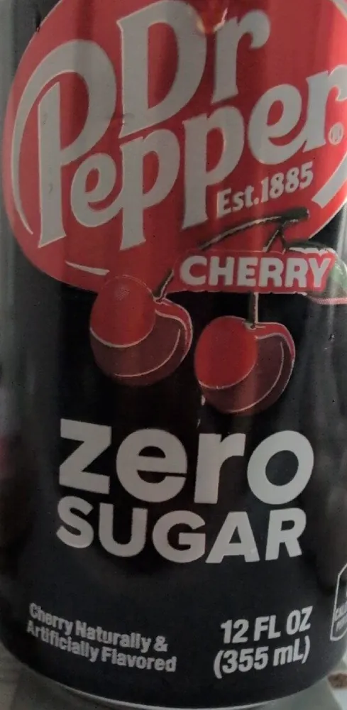 Dr Pepper Cherry Zero Sugar