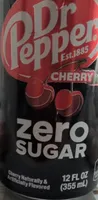Dr Pepper Cherry Zero Sugar