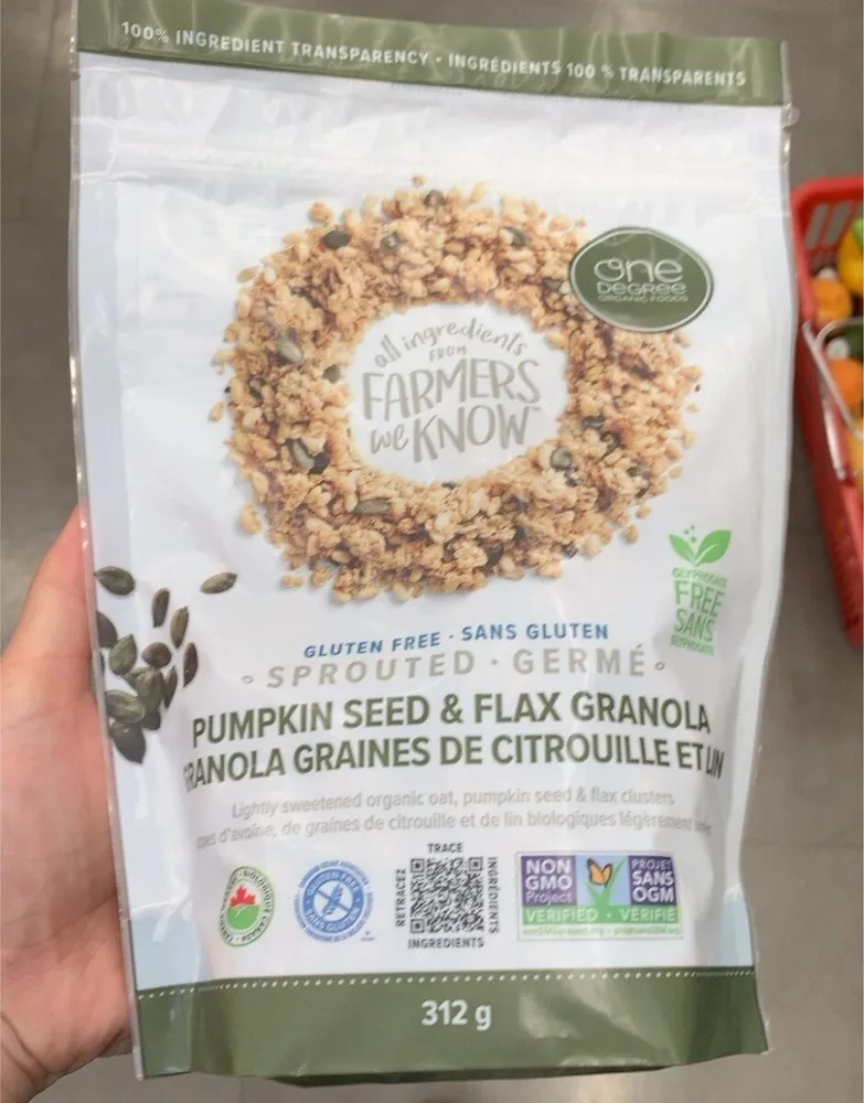 Pumpkin seed&flax granola