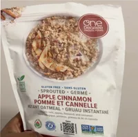 Apple Cinnamon instant oatmeal
