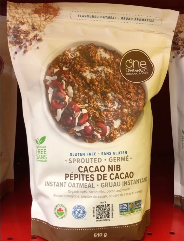 Cacao Nib Instant Oatmeal