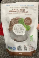 Gluten Free Sprouted Cacao Mint Tea-Infused Granola
