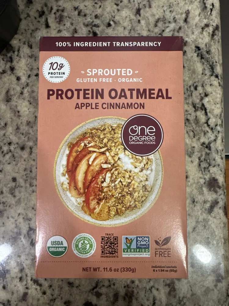 Sprouted Protein Oatmeal: Apple Cinnamon