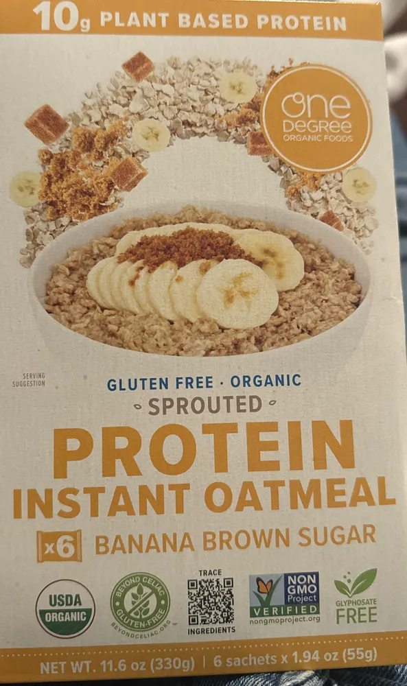 Protein Oatmeal-Banana Brown Sugar