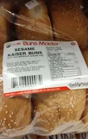 Sesame Kaiser Buns