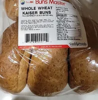 Whole Wheat Kaiser Buns