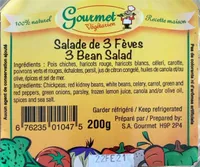 Salade de 3 fèves