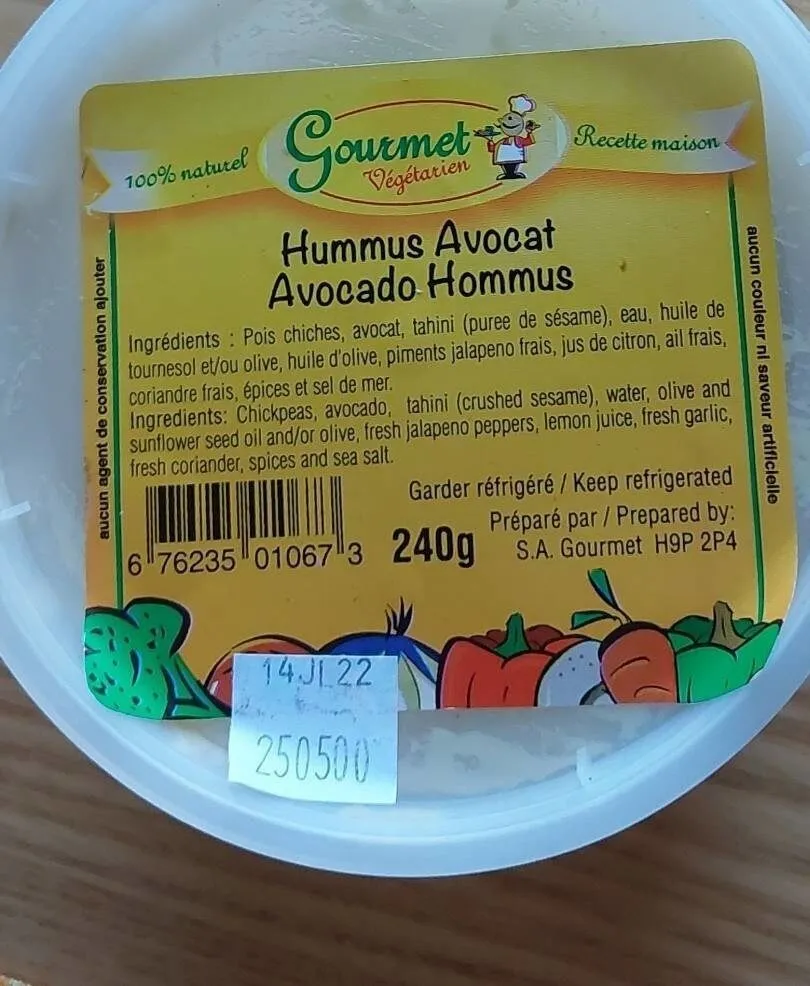 Hummus avocat