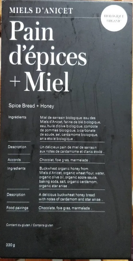 Pain d'épices + Miel