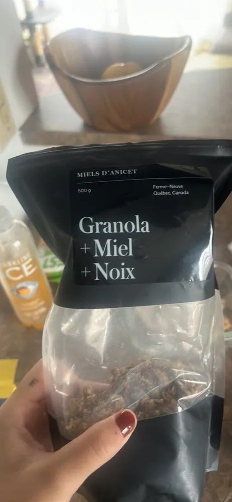 Granola+miel+noix