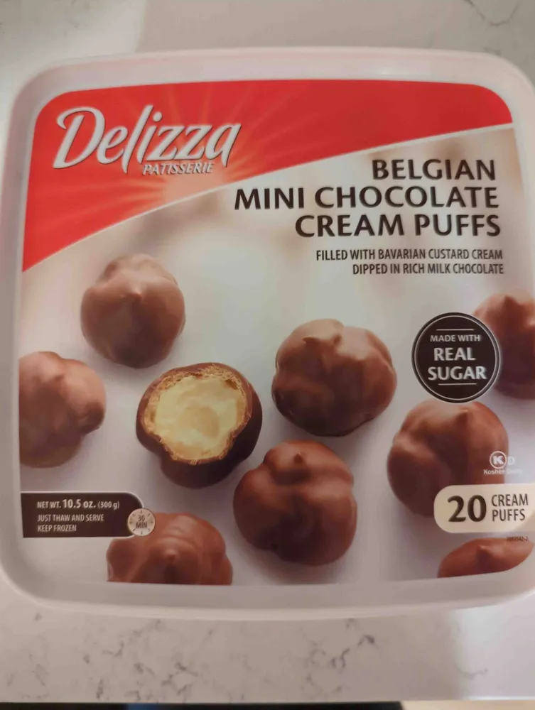 Belgian Mini Chocolate Cream Puffs