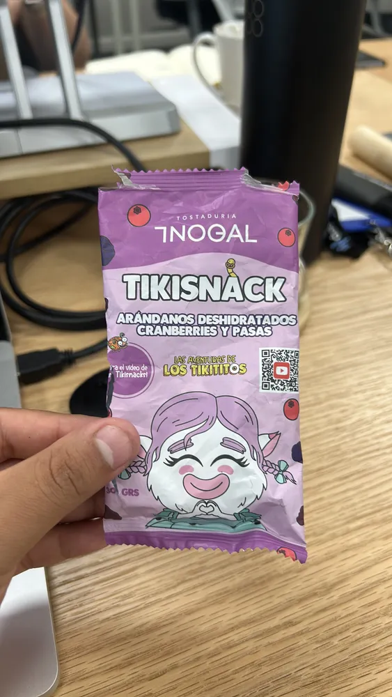 TIKISNACK ARÁNDANOS DESHIDRATADOS CRANBERRIES Y PASAS