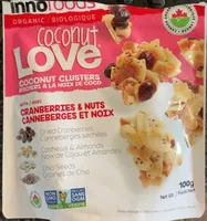 Organic Coconut Clusters With Cranberries & Nuts