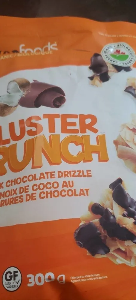Organic Cluster Crunch Dark Chocolate Drizzle