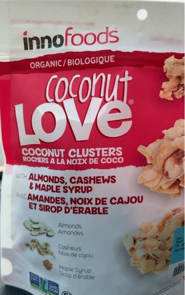 Coconut Love Coconut Clusters With Almonds, Cashews & Maple Syrup