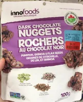 dark chocolate nuggets