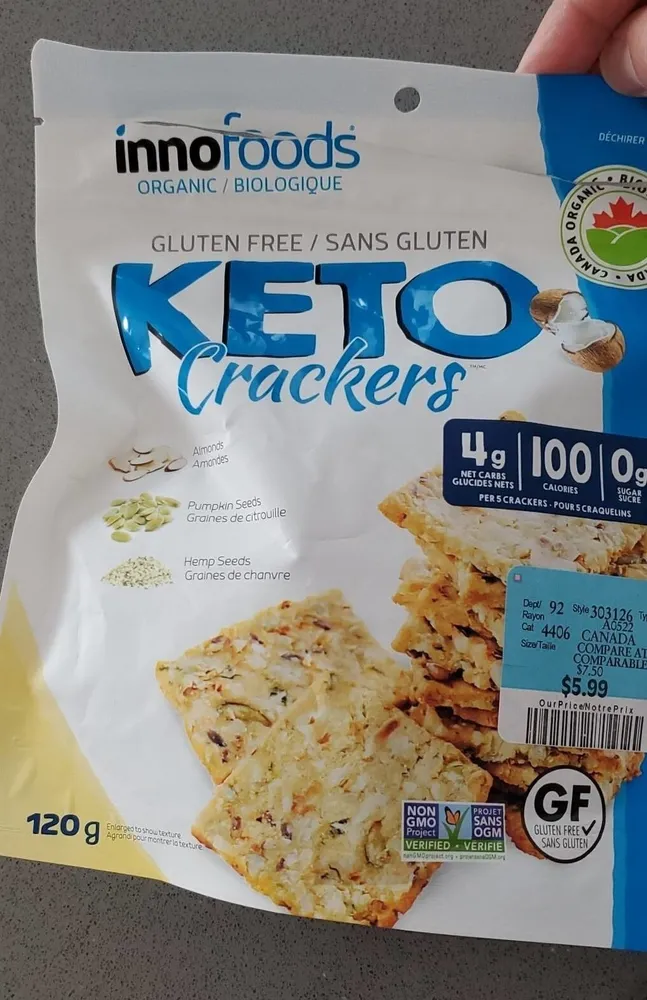 Organic Gluten Free Keto Crackers