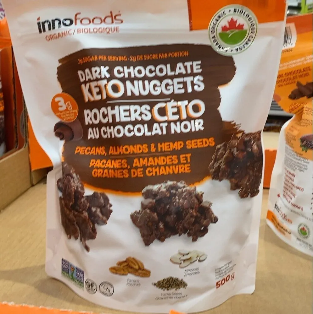 Dark chocolate keto nuggets