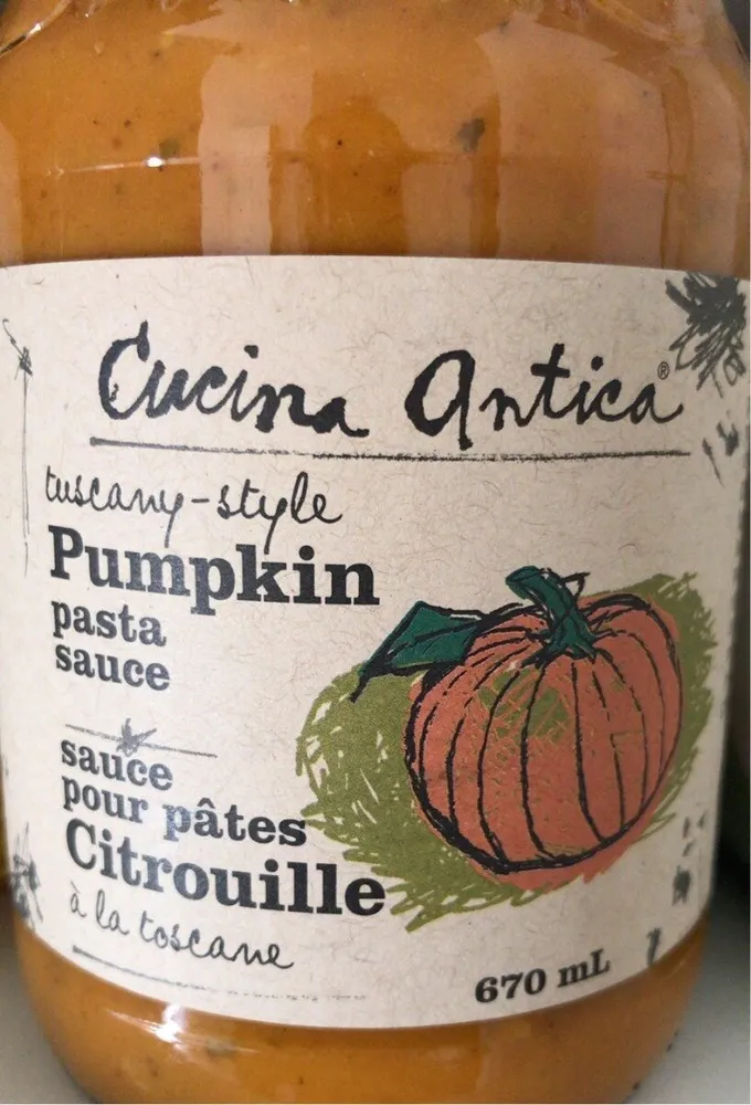 Sauce pour pate à la citrouille