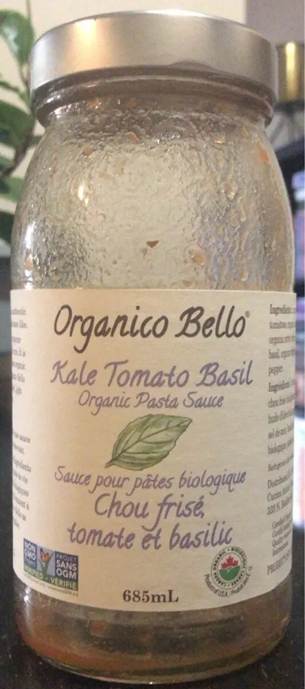 Kale Tomato Basil Organic Pasta Sauce
