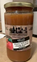 Compote de pommes biologiques