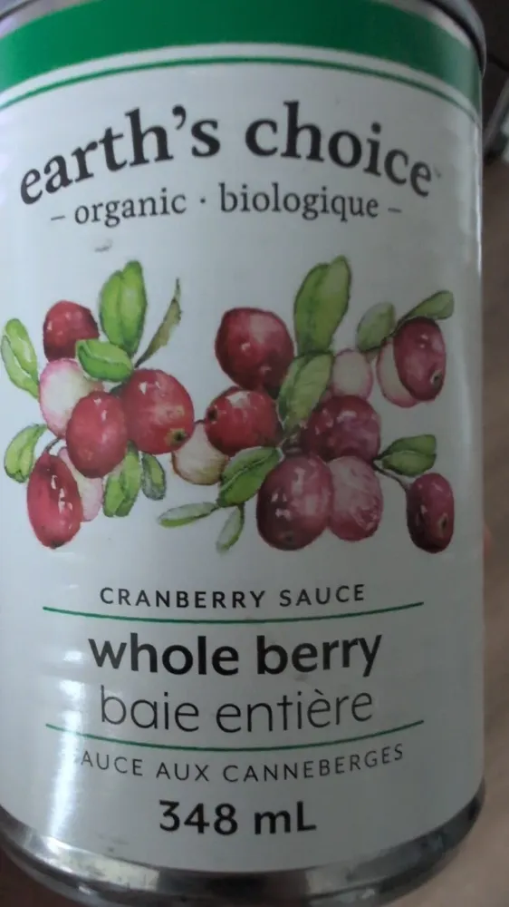 Cranberry Sauce Wholeberry