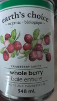 Cranberry Sauce Wholeberry