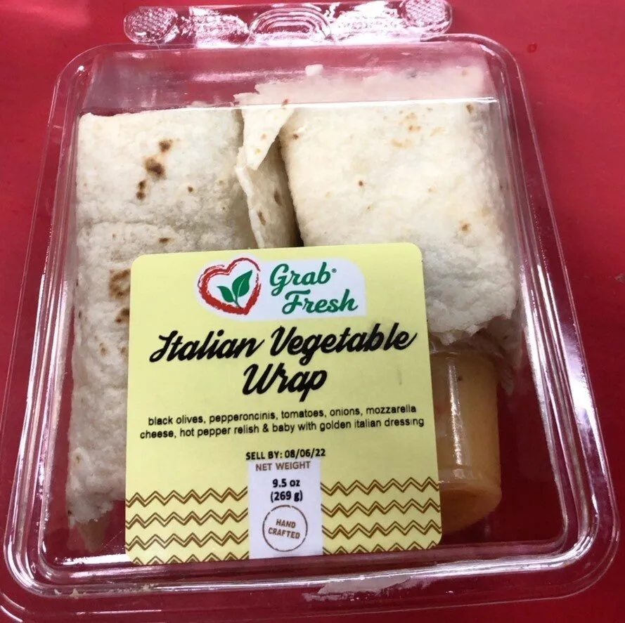 Italian Vegetable Wrap