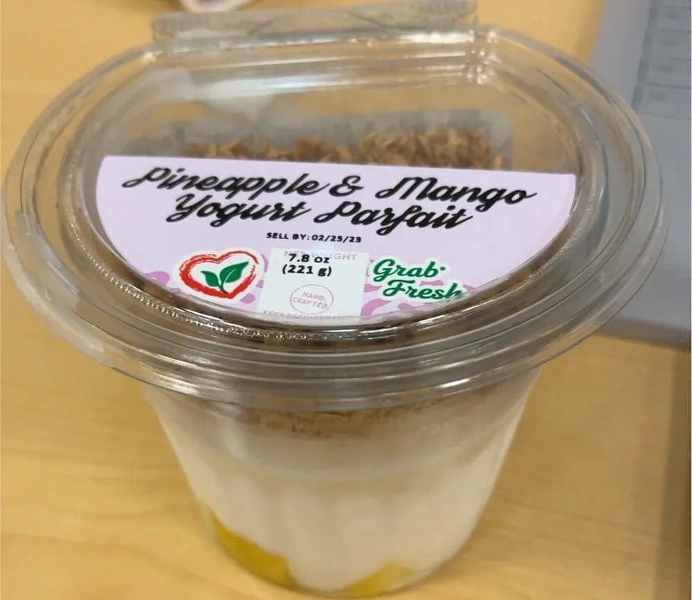 Pineapple & Mango Yogurt Parfait