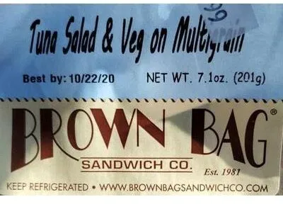 Tuna Salad & Veg on Multigrain