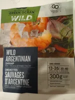 crevettes sauvages d'Argentine