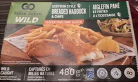 aiglefin pané et frites à l'ecossaise