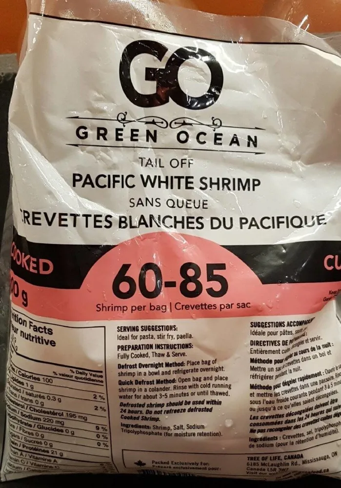 Green Ocean Pacific White Shrimp