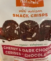 cherry & dark chocolate Snack crisps